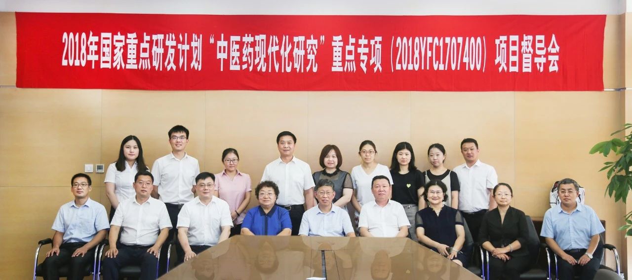 国家重点研发计划“中医药现代化研究”重点专项项目专家组来济川药业考察督导