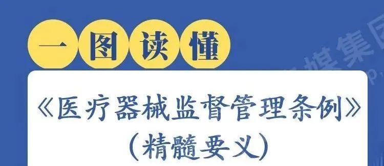 图解 | 一图读懂《医疗器械监督管理条例》精髓要义