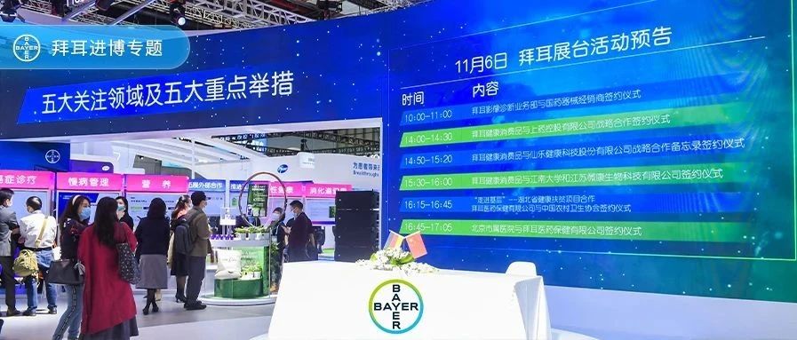 多项重磅签约！拜耳与国内合作伙伴携手助力“内外双循环”