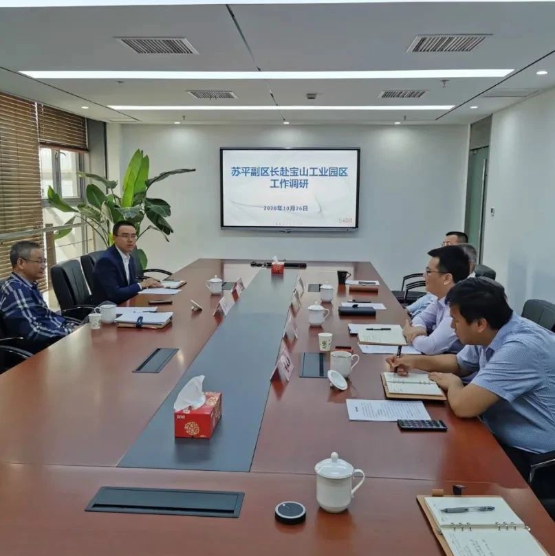 【快讯】区委常委、副区长苏平赴宝山工业园区开展调研工作