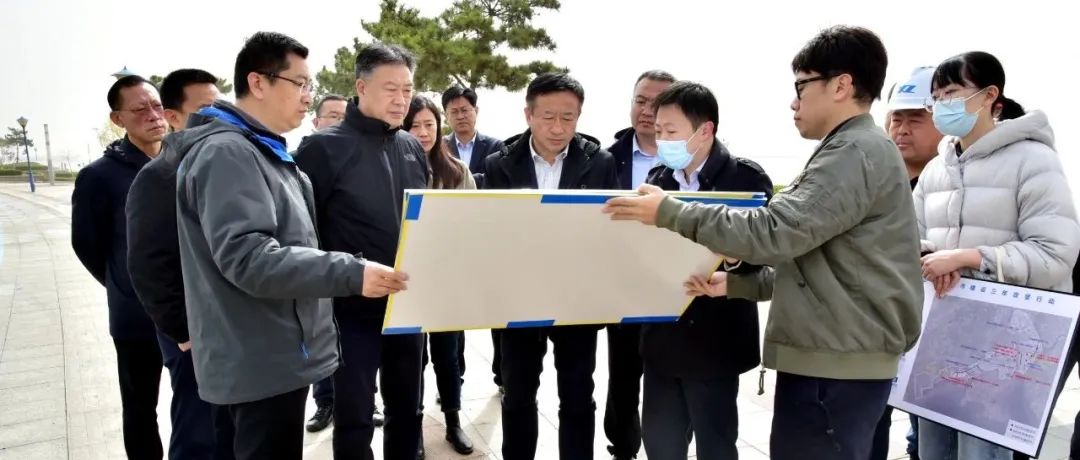 青岛市园林和林业局调研组来高新区调研滨海绿道胶州湾底段建设工作