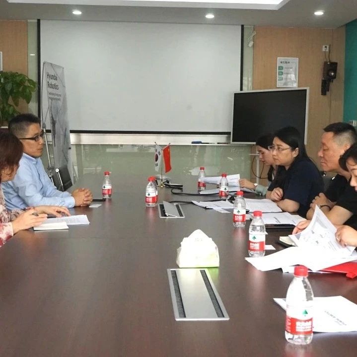 【重要动态】区经委主任林艺带队赴现代机器人（上海）有限公司调研