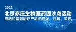 北京亦庄生物医药园·线下沙龙【细胞和基因治疗产品的研发、注册、审评】