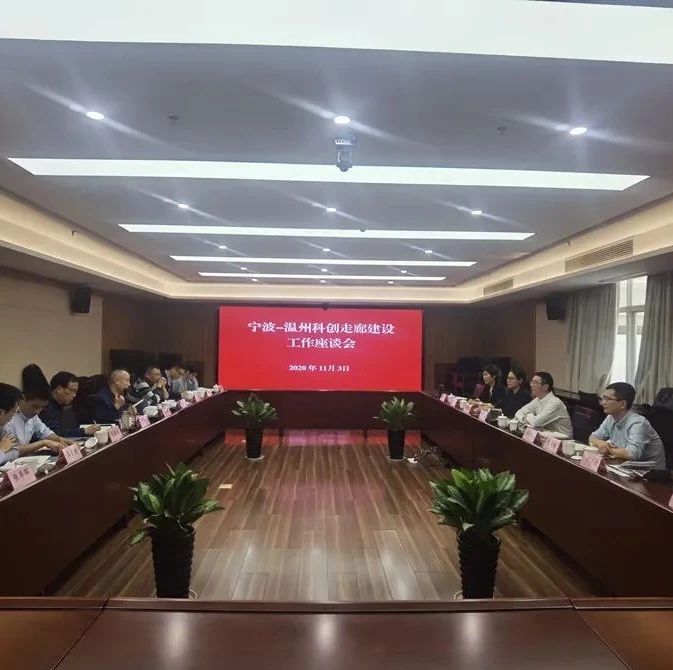 宁波甬江科创大走廊指挥部一行来温调研“一区一廊”建设