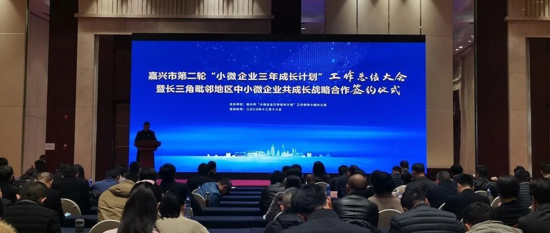 【工作动态】助力中小微企业发展，青嘉两地合作再升级
