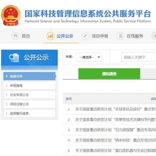 41项！又一批国家重点研发计划项目名单公示