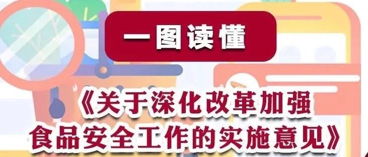 一图读懂 丨 扬州市《关于深化改革加强食品安全工作的实施意见