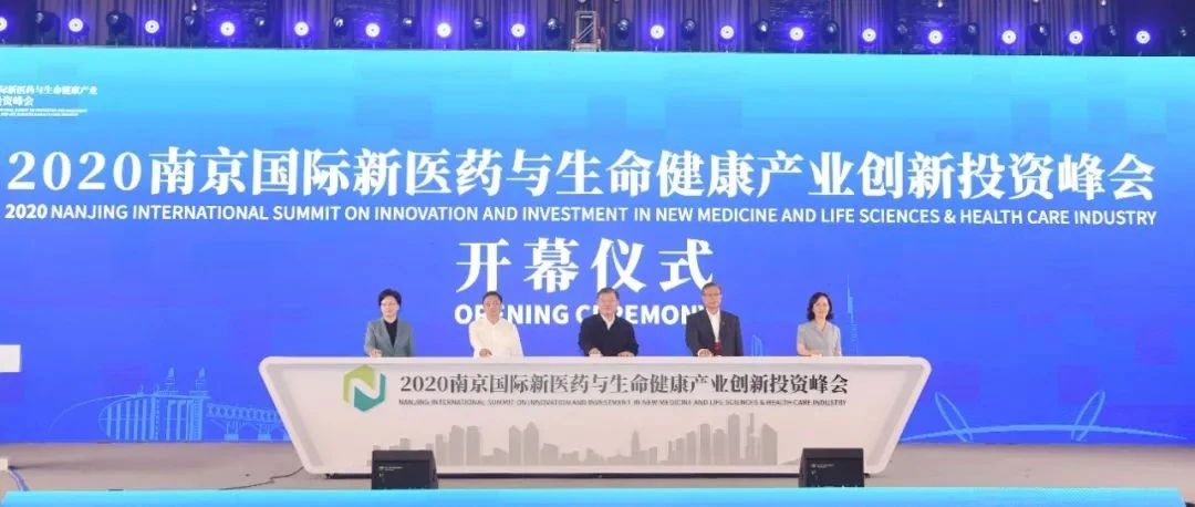 2020南京国际新医药与生命健康产业创新投资峰会召开