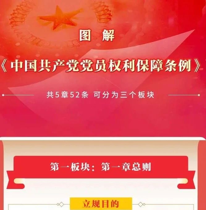 图解丨《中国共产党党员权利保障条例》