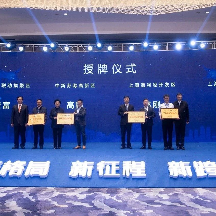 上海漕河泾开发区海宁分区荣获“长三角共建省际产业合作示范园”称号
