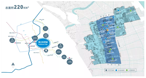 张江高科技园区地图图片