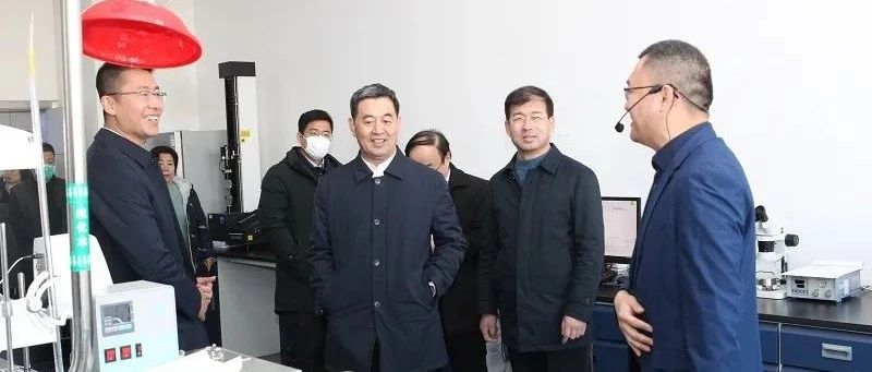 潍坊市市委常委、统战部部长王兆辉同志一行莅临生物园参观指导