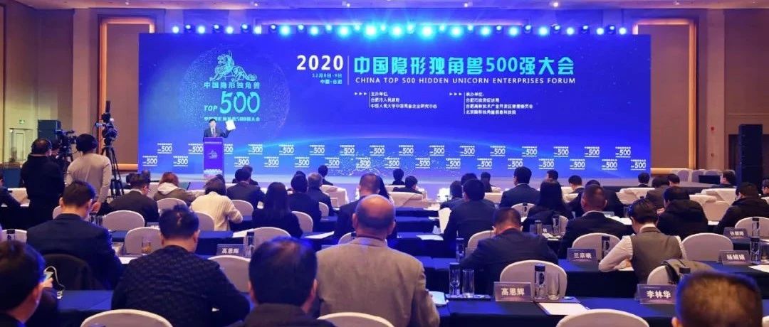 “中国隐形独角兽500强榜单”首次发布！合肥高新区14家上榜！